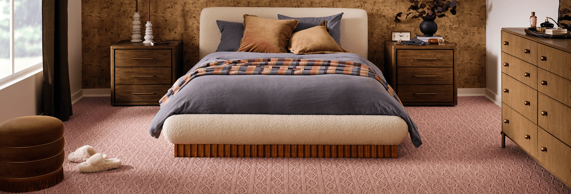 Anderson Tuftex carpet in a bedroom.